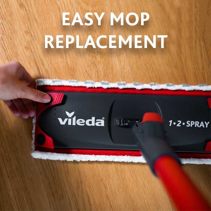 Vileda 164018 1-2 Spray Mop Head & Handle