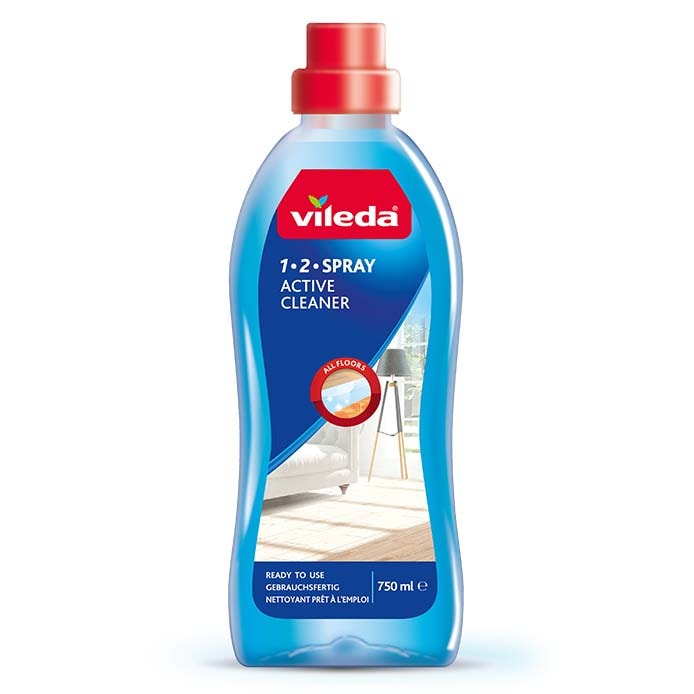 Vileda 1-2 Spray Active Cleaner Liquid, Fully diluted