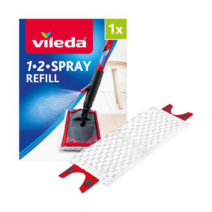 Vileda 1-2 Spray refill | microfibre spray mop refill