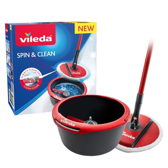 Vileda Spin & Clean Mop, Always clean mop pad
