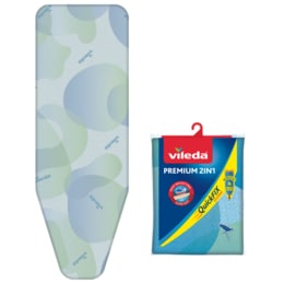 Vileda Premium 2-in-1 Ironing Board Cover | Heat reflecting 