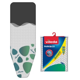 Vileda Park & Go Ironing Board Cover | Heat resistant parking zone 